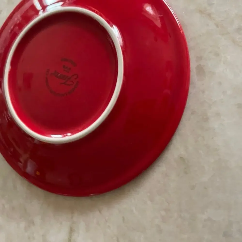 Fiesta appetizer plate scarlet 6-3/8”